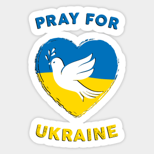 Pray for Ukraine Sticker